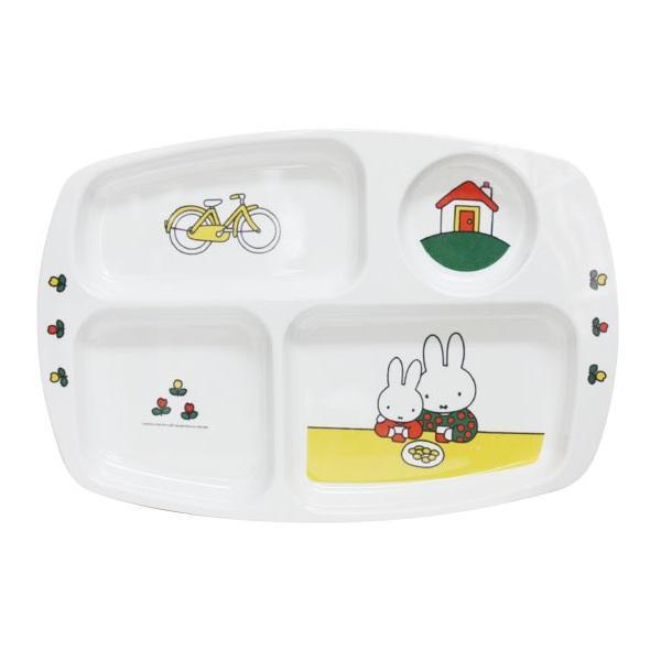 ミッフィー　メラミンお子様食器　角ランチ皿　CM-20C　RLV-F0