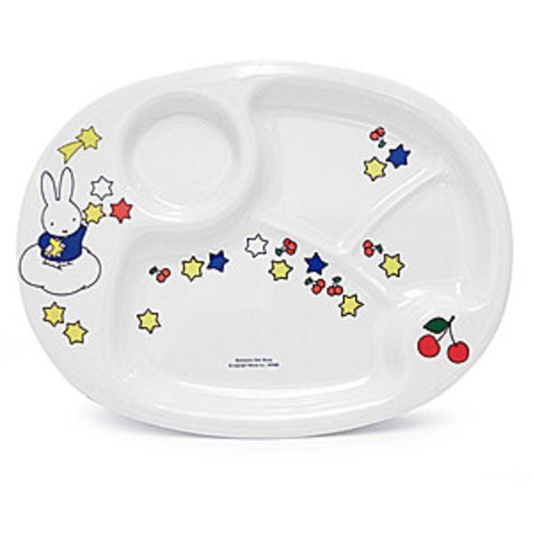 ミッフィー　メラミンお子様食器　ランチ皿　CM-69　RLV-A6