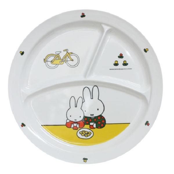 ミッフィー　メラミンお子様食器　丸ランチ皿　CM-65C　RLV-E9