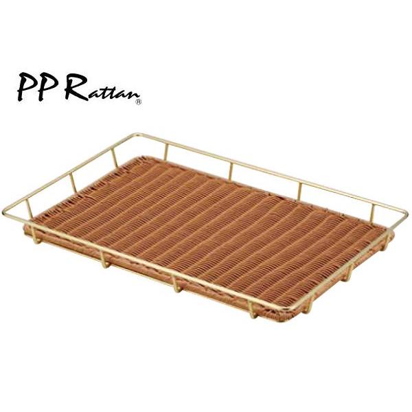 PPラタン　金色スチールパンラック　40型ブラウン　BB-806-BR　WPV-33