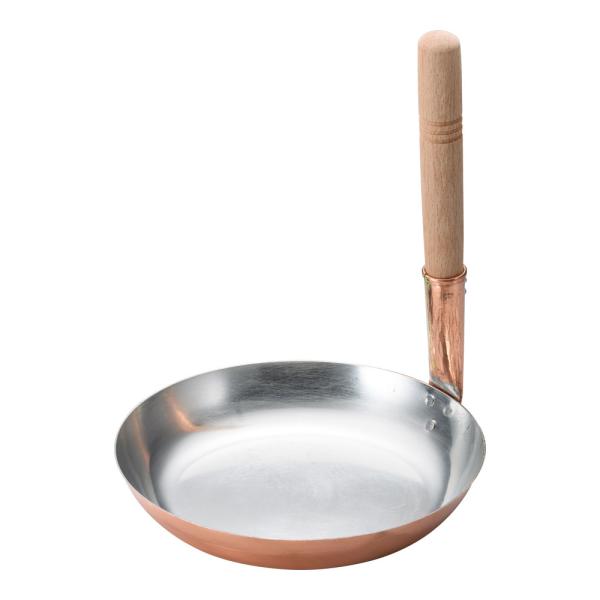 銅鍋　銅製　親子鍋　立柄　17cm　AOY-10