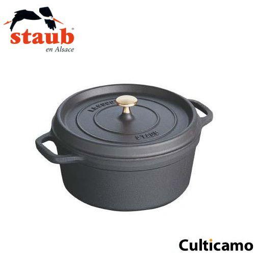 ストウブ　staub　ピコ・ココット　ラウンド　ブラック　16cm　40509-480　RST-34