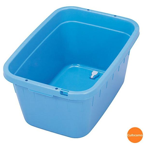 トンボ　角型タライジャンボ　水抜栓付　80型　ATL-26