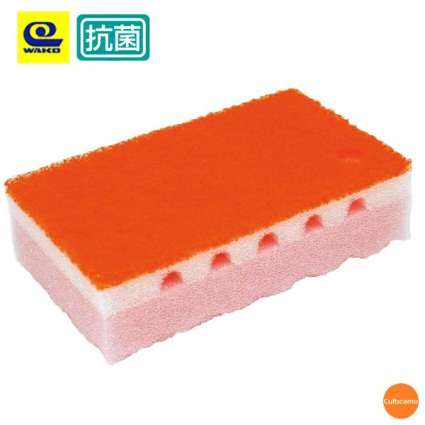 ワコー　ストロング　スポンジたわし　ビーズ　ピンク　JSP-31