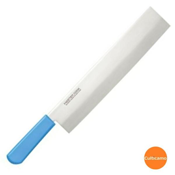 マスターコック　抗菌カラー包丁　冷凍切　35cm　ブルー　AMS-M4