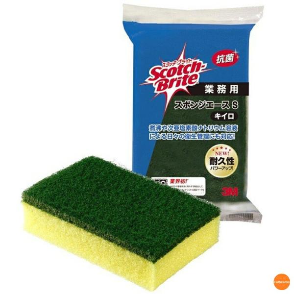3M　スコッチブライト　スポンジエース　S　キイロ　JSP-01
