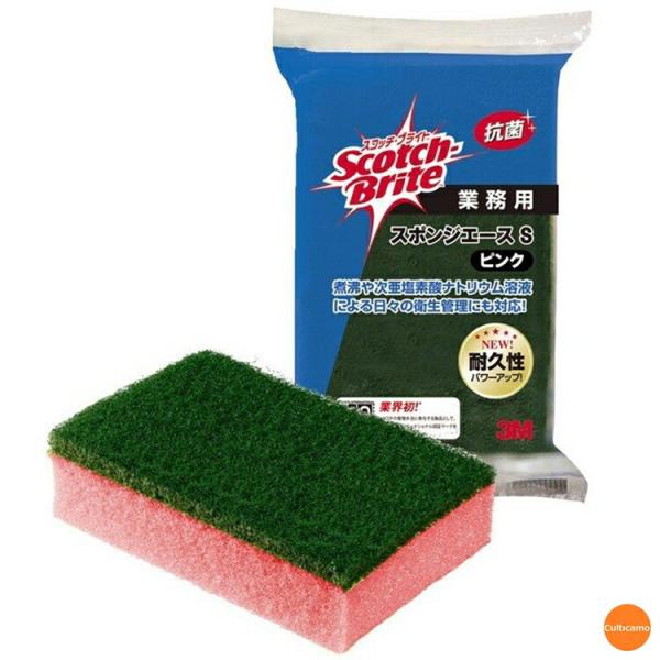 3M　スコッチブライト　スポンジエース　S　ピンク　JSP-01