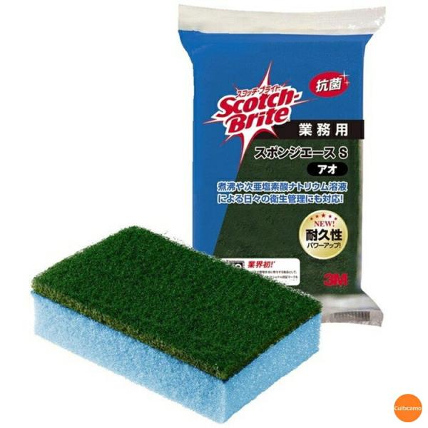 3M　スコッチブライト　スポンジエース　S　アオ　JSP-01