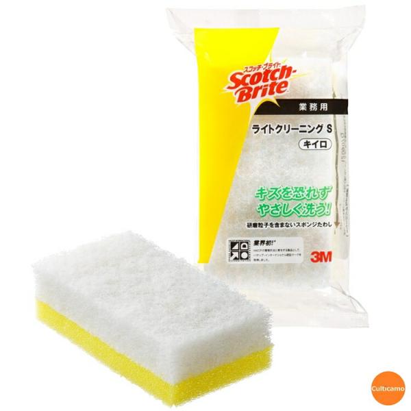 3M　スコッチブライト　ライトクリーニングたわし　S　キイロ　JTW-03