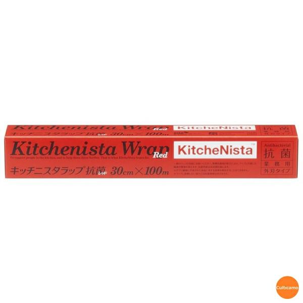 キッチニスタラップ　抗菌レッド　30cm×100m巻　30本入　XLT-79　ケース販売