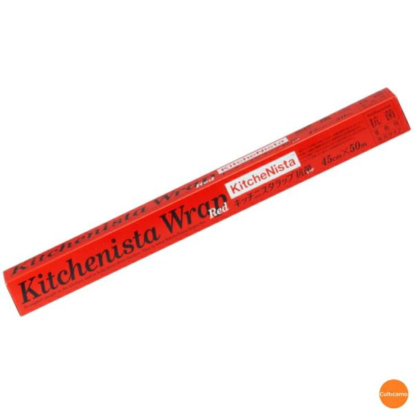 キッチニスタラップ　抗菌レッド　45cm×50m　30本入　XLT-79　ケース販売