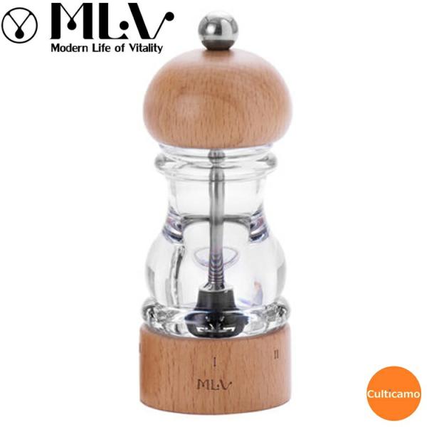 MLV　ペパーミル　ブナ　ナチュラル　15cm　HP07061　PEM-B3