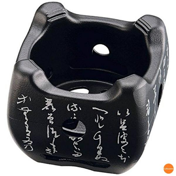 アルミ　いろはこんろ　大　M10-806　黒　15cm　QKV-44