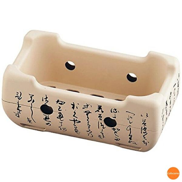 アルミ　いろはこんろ　長角　M10-807　白　24cmｘ13cm　QKV-46