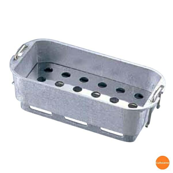 アルミ　いろはこんろ　長角用　炭入れ　M10-943　QSM-11