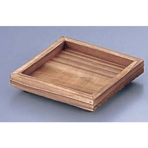 木製敷板　縁脚付　M40-941　13cm角　QSK-A8