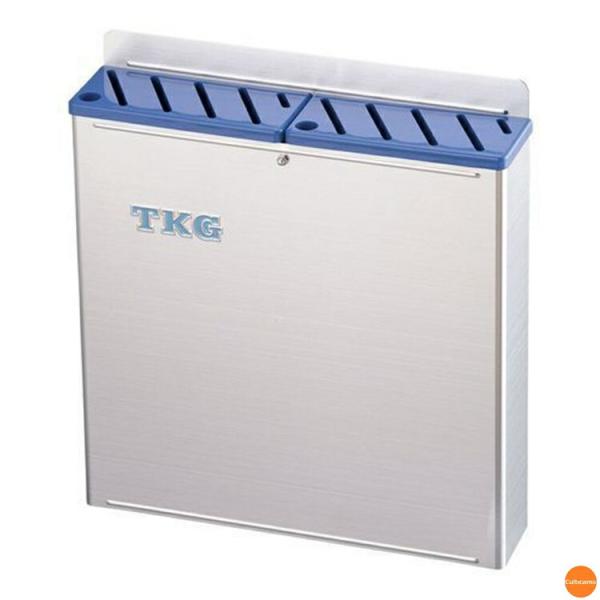 TKG　18-8　プラ板付　カラーナイフラック　大　Aタイプ　青　AHU-69