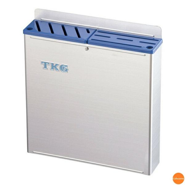 TKG　18-8　プラ板付　カラーナイフラック　大　ABタイプ　青　AHU-67