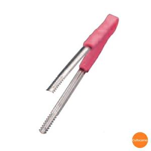 18-8　PPハンドル　カラー給食トング　25.5cm　ピンク　BTV-37