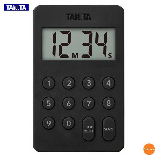 タニタ　デジタルタイマー　100分計　TD-415 BK　ブラック　BTI-59