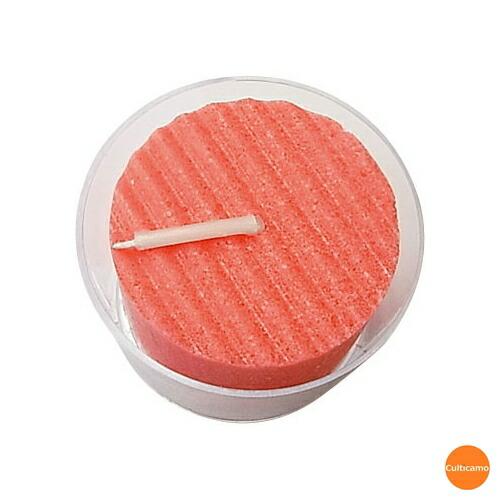 ムラエ　カップ入　カラーキャンドル　ローソク　24ヶ入　レッド　PKY-J5