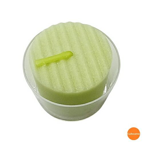 ムラエ　カップ入　カラーキャンドル　ローソク　24ヶ入　グリーン　PKY-J5