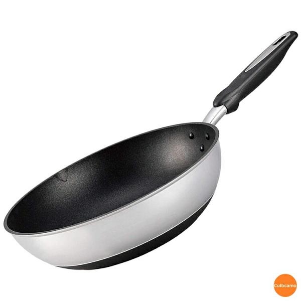 北陸アルミ　IH　ハイキャストプレミアム　いため鍋　30cm　AIT-35