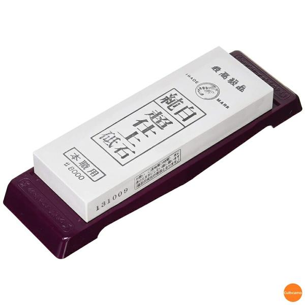 超仕上　純白砥石　台付　No.8000　IF-1001　ATI-07