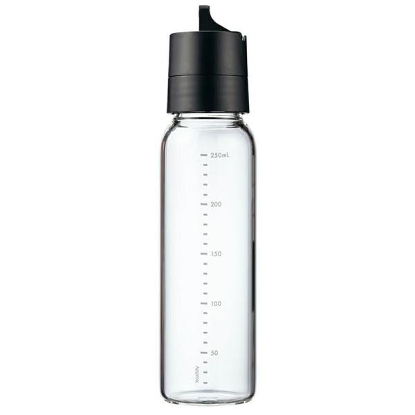 ハリオ　ワンタッチ　ドレッシングボトル　250ml　ブラック　ODBN-250-B　PDL4103