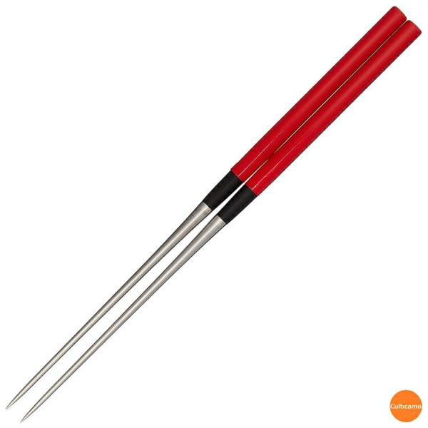 歌舞伎調　盛箸　朱　15cm　BML-12