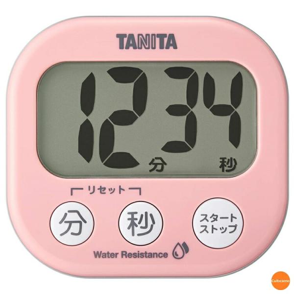 タニタ　洗えるでか見えタイマー　TD-426　ピンク　99分59秒計　BDK-09