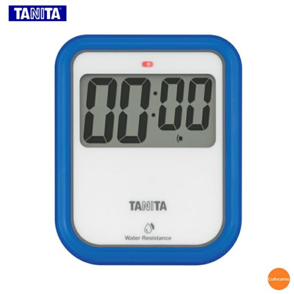 タニタ　非接触タイマー　洗えるタイプ　TD-424　ブルー　BTI-D4
