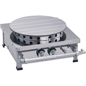 ガス式 クレープ焼台 EK-1型 一連 LPガス用 GKL-17 メーカー直送品