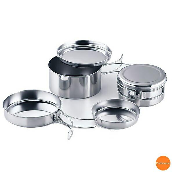 ステンレス　ランチャー　キャンプセット　6ピース　JOY-15