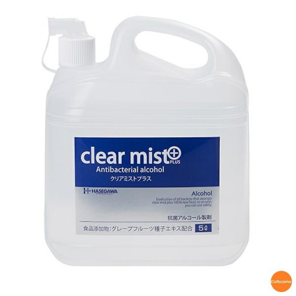 クリーンシェフ　アルコール除菌剤　クリアミストプラス　5L　XKL-30　軽減税率