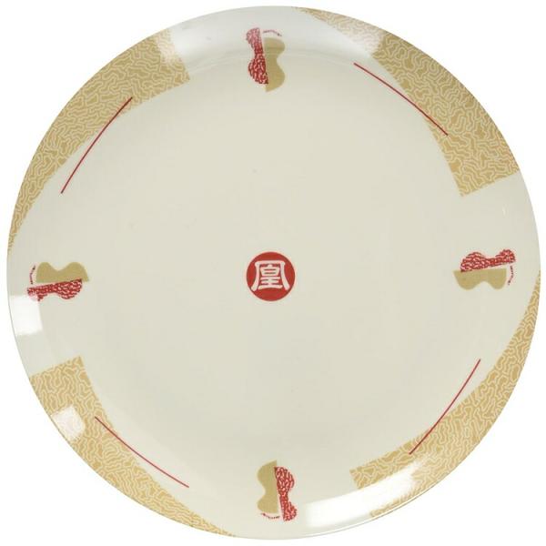 メラミン　中華風食器　凰　丸平皿　23cm　FN-2107　RML-A3