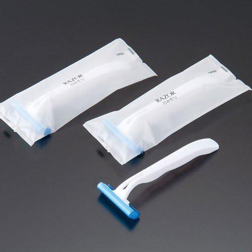 カミソリ　SB2枚刃　袋入　500本入　ZKM-20