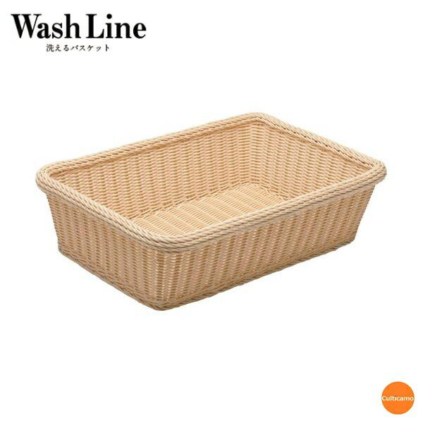 萬洋　樹脂製　脱衣かご　小　91-013A　50cmｘ38cm　ZDT-11