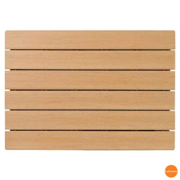 オーエ　ポリスチレン　木目スノコ　Ｌ　74052　54cmｘ76.5cm　抗菌・防カビ　JOE-14