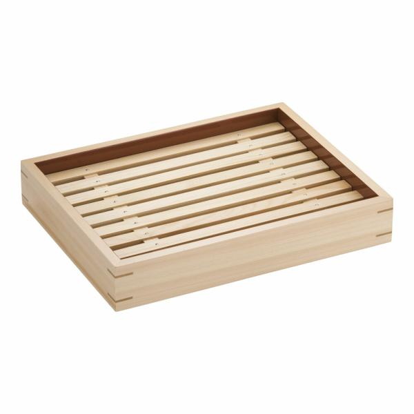 白木　デリカバット　目皿付　小　33.5cmｘ26cm　両面使用　ADL-03