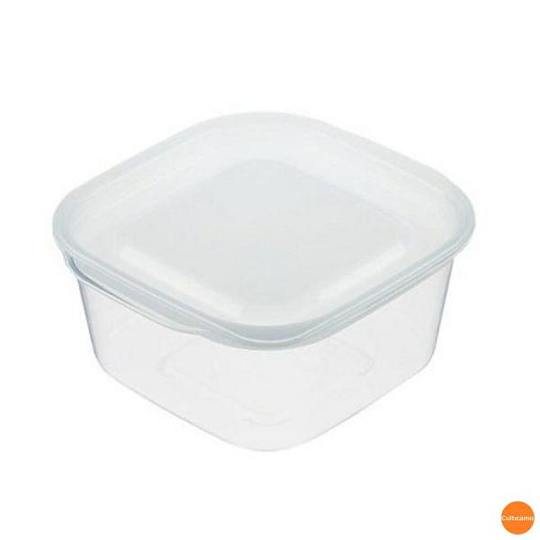 楽ちんパック　スクエア　1個入　クリアホワイト　630ml　ARK-05
