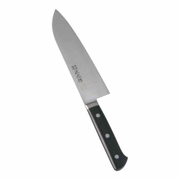 正広作　MV鋼　本焼　三徳型　両刃　17.5cm　14823　AMS-I4