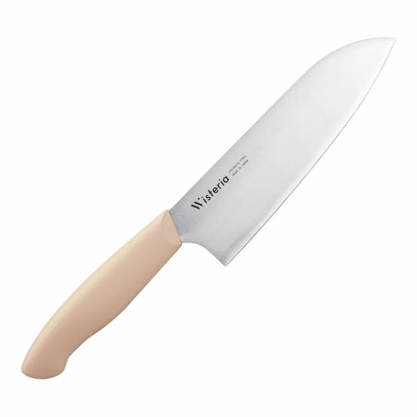 ウィステリア　三徳包丁　両刃　17cm　FC-681　ピンク　AUI-04【SALE】