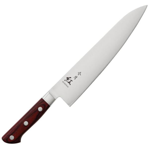 令月　紅　牛刀　両刃　CR-008　24cm　ALI-64