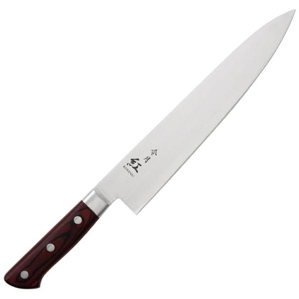 令月　紅　牛刀　両刃　CR-009　27cm　ALI-64
