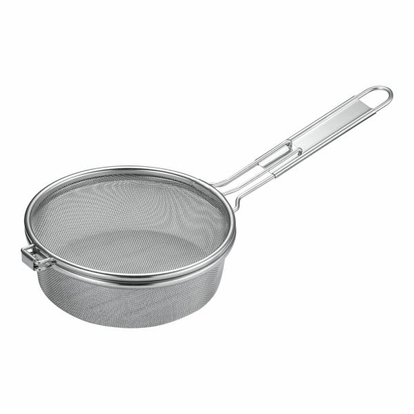 TS　ステンレス　煎り網　24メッシュ　16cm　FIL-01