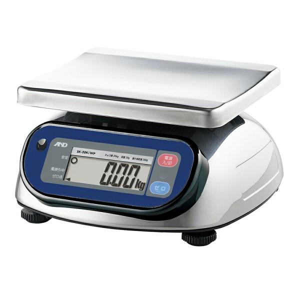 A＆D　防水・防塵デジタルはかり　SK-20KiWP　20kg　BHK-E2　メーカー直送品　代引き...