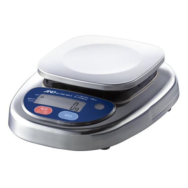 A＆D　防水・防塵デジタルスケール　HL-1000iWP-K　1kg　BHK-A5　メーカー直送品　...