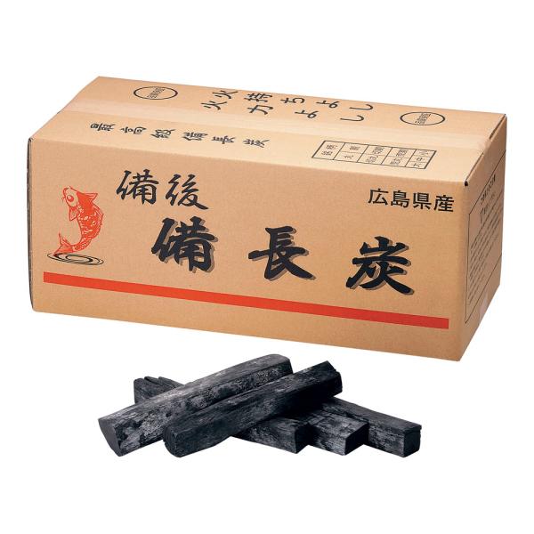 備後　備長炭　広島　割中　12kg　QMK-30　メーカー直送品　代引き決済不可