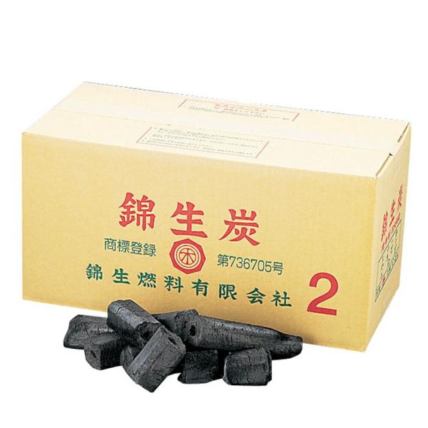 錦生炭　2等　鳥取　1級われ・オガ炭　10kg　QMK-24